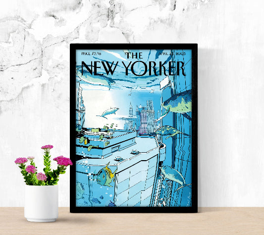 The New Yorker 25th April 2005 framed poster