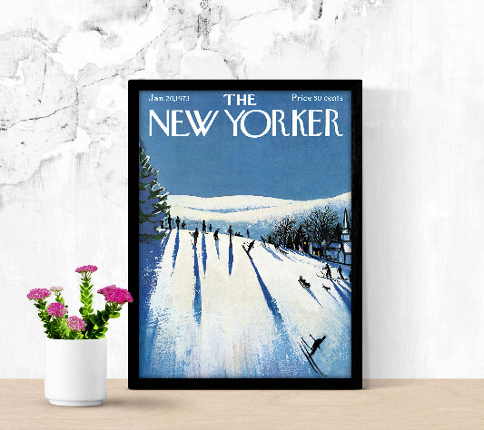 The New Yorker 20th Jan 1973 framed poster