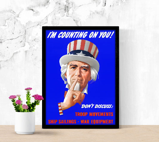 US Army Recruiting Framed Poster