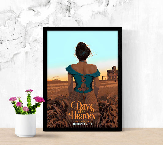 Days of Heaven Cinematic Wall Art framed poster
