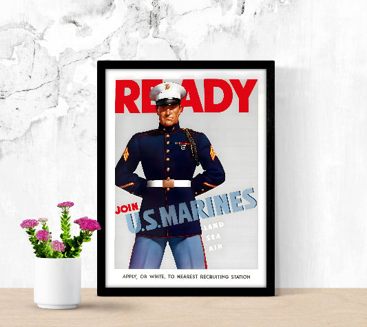 US Army Recruiting Framed Poster