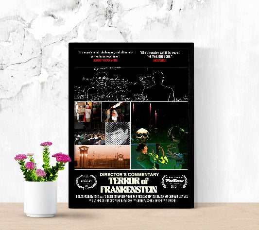 Director's Commentary Terror of Frankenstein framed poster