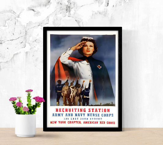 US Army Recruiting Framed Poster