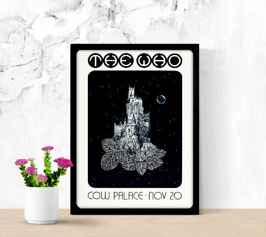 The Who at Cow Palace Daly City CA 1973 framed poster