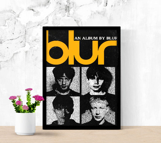 An Album by Blur framed poster