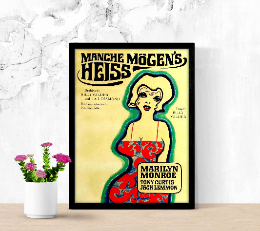 Some Like It Hot Wall Art framed poster