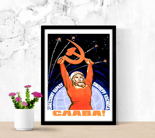 Soviet Wall Art framed poster