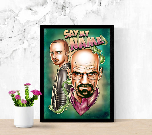 Breaking Bad Cinematic Wall Art framed poster
