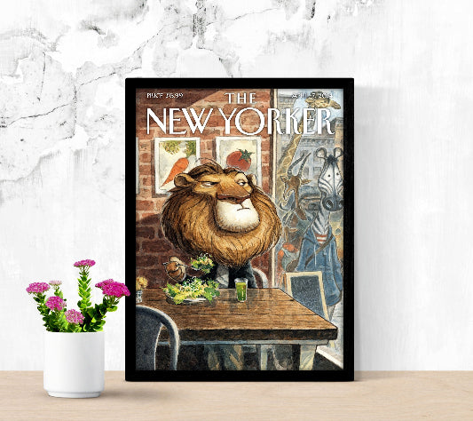 The New Yorker April 7th 2014 framed poster