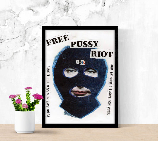 Free Pussy Riot framed poster