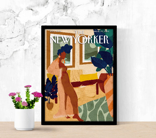 The New Yorker Mar 29 2021 framed poster