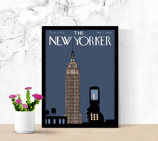 The New Yorker Oct 3 2005 framed poster