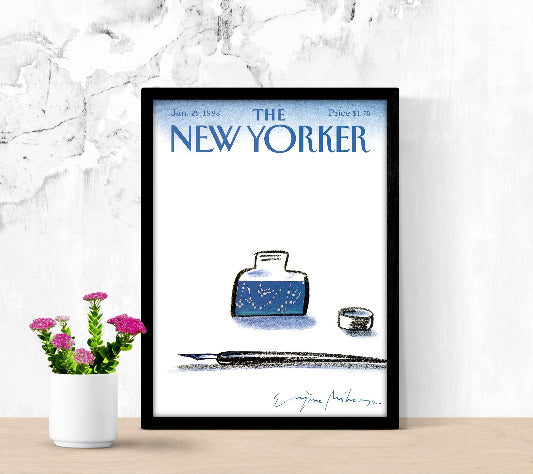 The New Yorker Jan 25 1988 framed poster