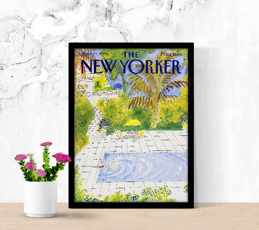 The New Yorker April 21 1986 framed poster