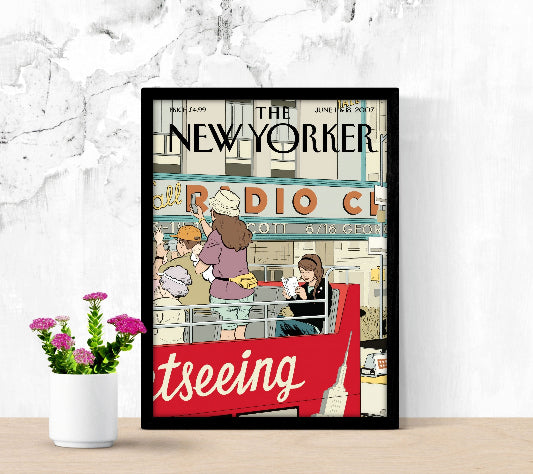 The New Yorker June 11 & 18 2007 framed poster