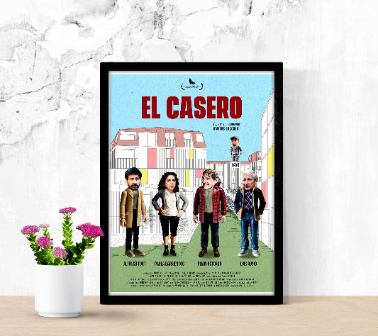 El casero framed poster