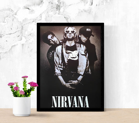 Nirvana Wall Art framed poster