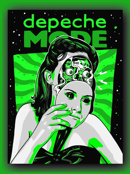 Depeche Mode 101 paper poster