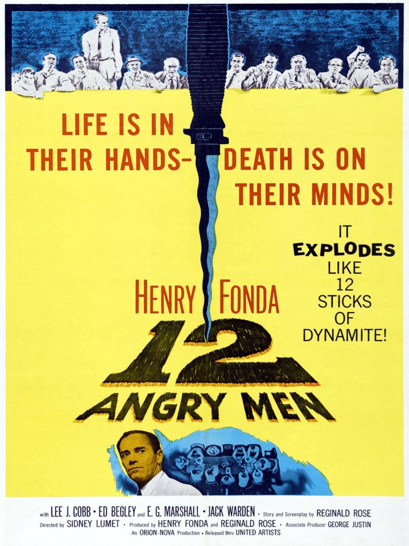 12 Angry Men paper poster