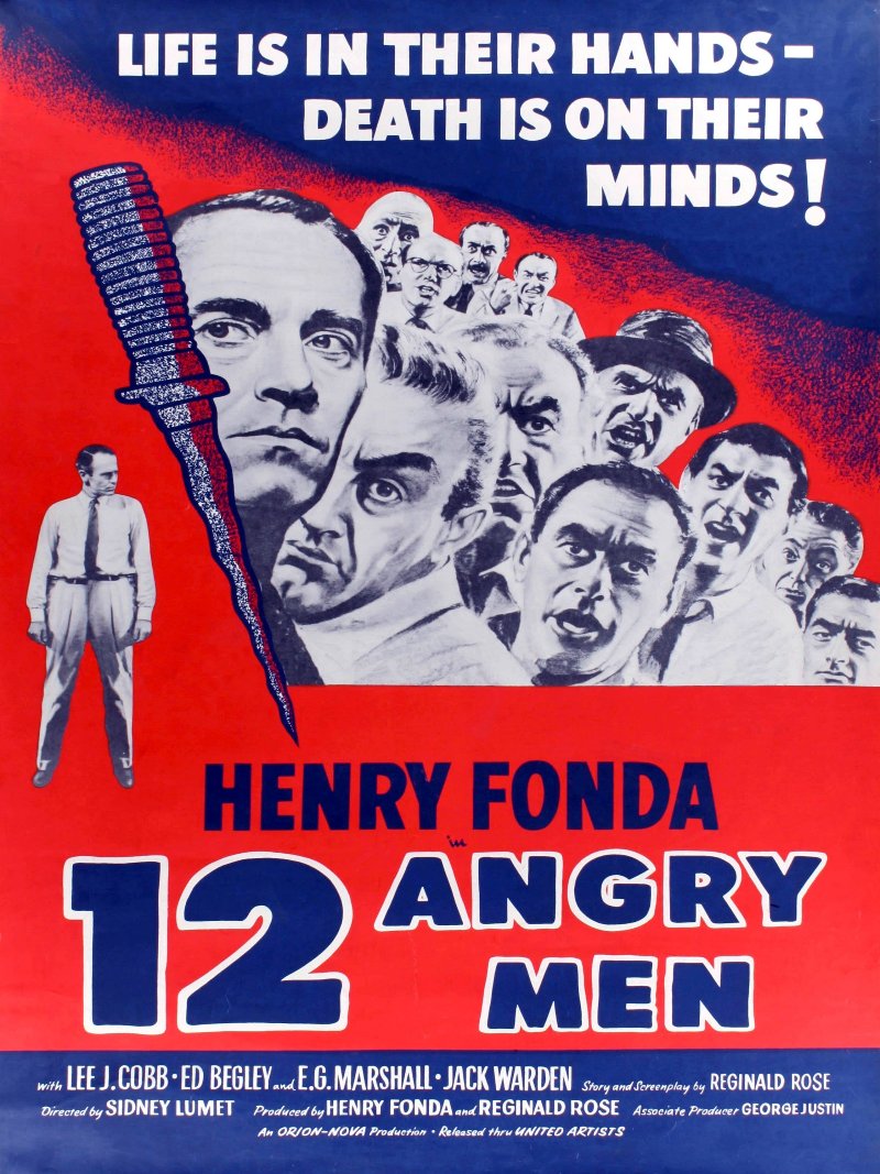 12 Angry Men paper poster