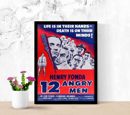 12 Angry Men framed poster