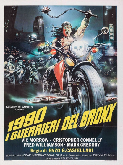 1990 I guerrieri del bronx - poster