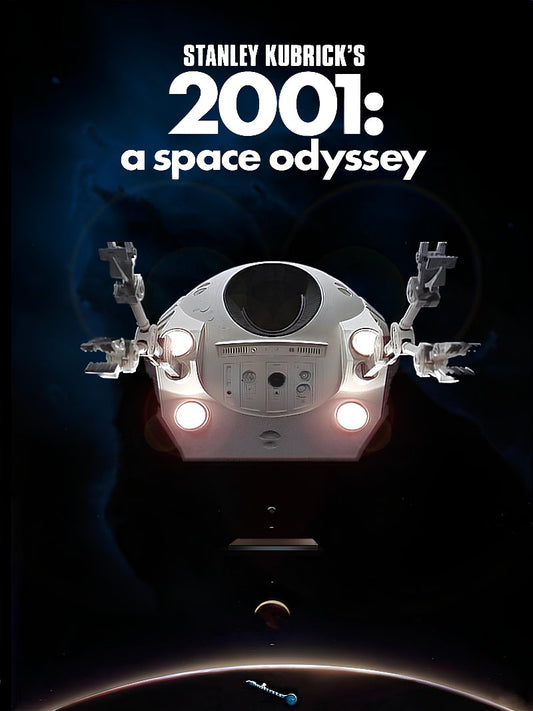 2001 A Space Odyssey paper poster