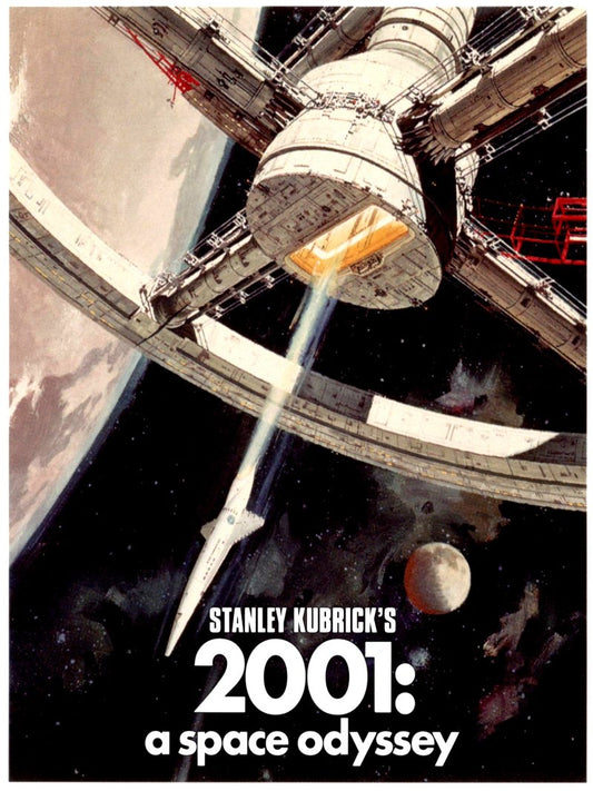 2001 A Space Odyssey paper poster