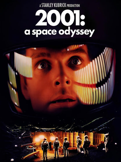 2001 A Space Odyssey paper poster