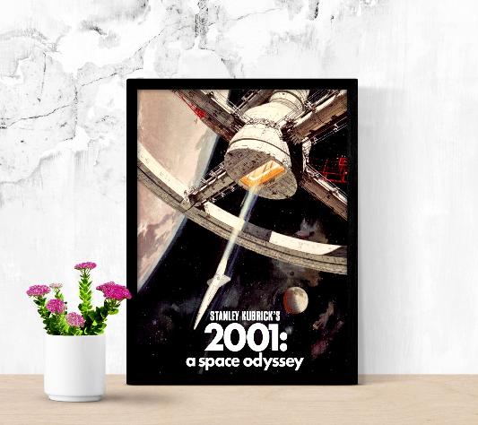 2001 A Space Odyssey framed poster