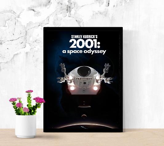 2001 A Space Odyssey framed poster