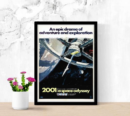 2001 A Space Odyssey framed poster