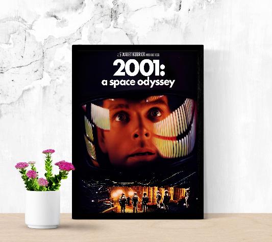 2001 A Space Odyssey framed poster