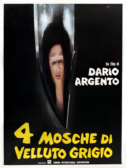 4 mosche di velluto grigio paper poster