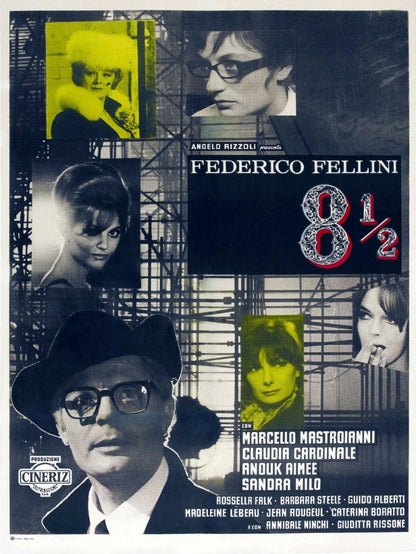 8½ - Federico Fellini - poster