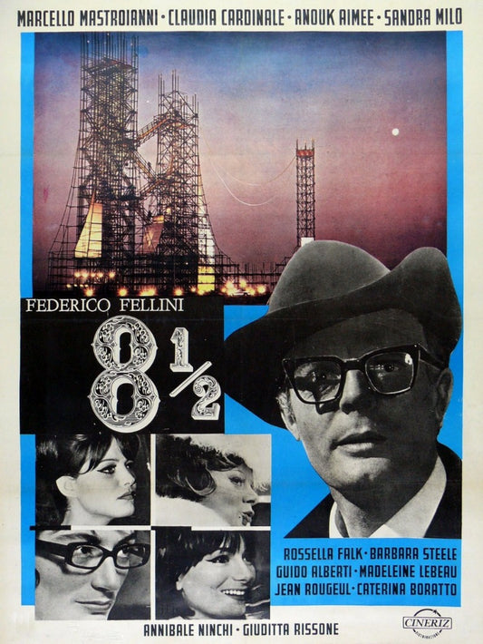 8½ - Federico Fellini - poster