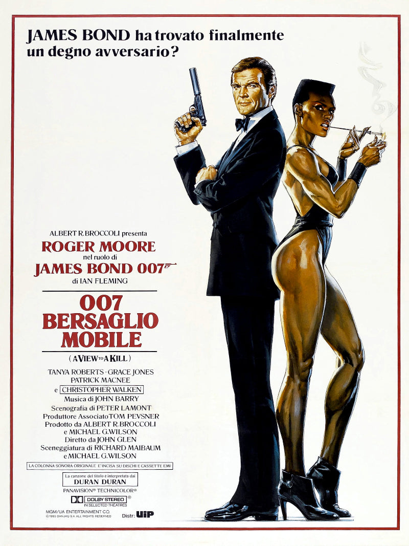 007 Bersaglio Mobile paper poster