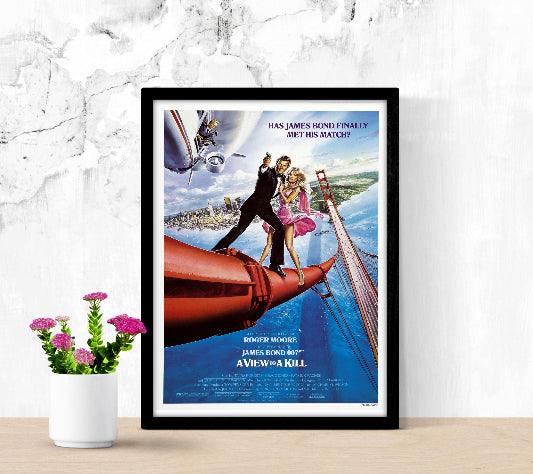 A View to A Kill framed poster