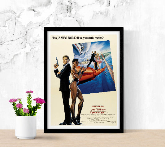 A View to A Kill framed poster