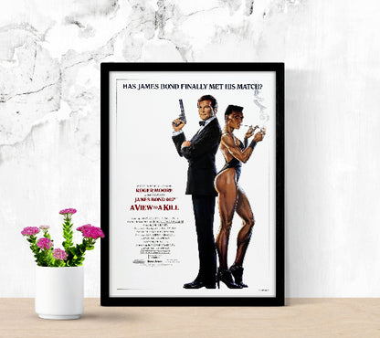 A View to A Kill framed poster