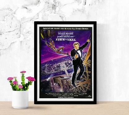 A View to A Kill framed poster