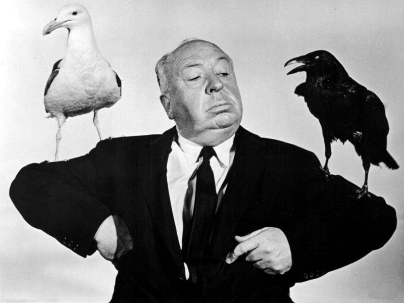 Alfred Hitchcock (The Birds) - poster