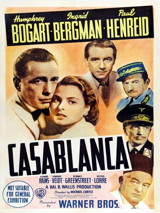 Casablanca paper poster