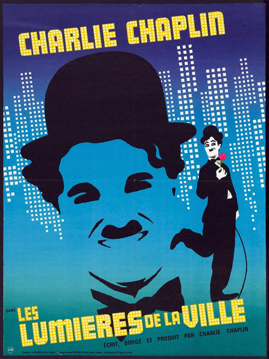 Les lumieres de la ville paper poster