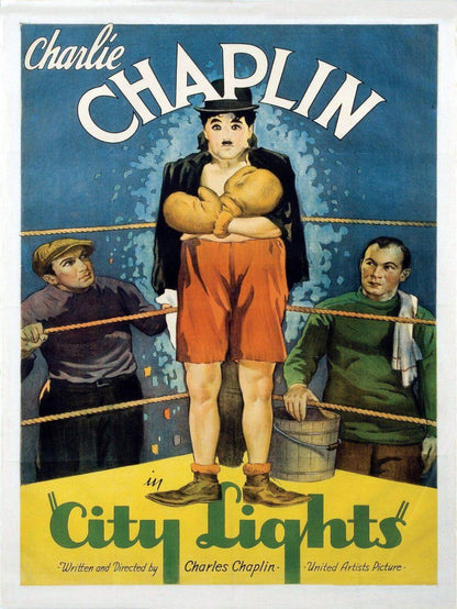 City Lights paper poster