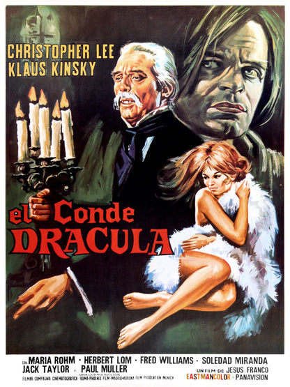 El Conde Dracula paper poster