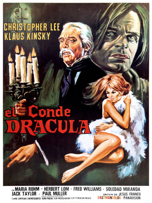 El Conde Dracula paper poster