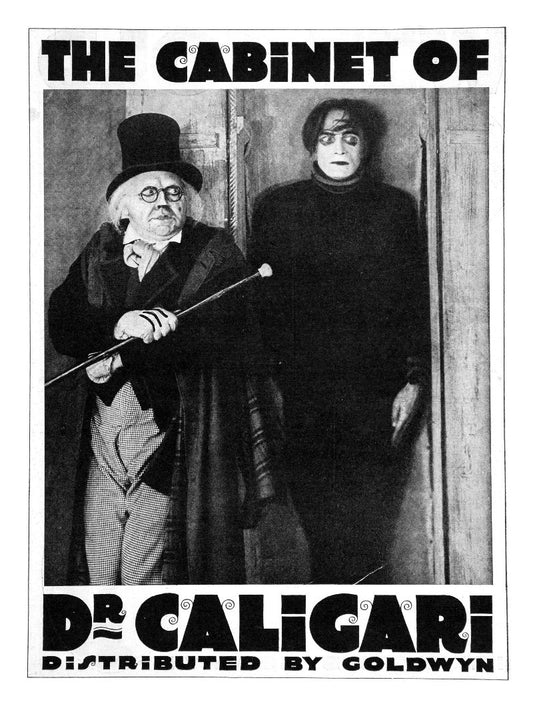 The Cabinet of Dr. Caligari paper poster