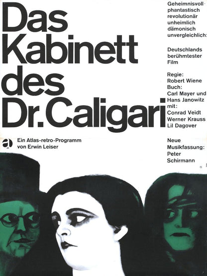 Das Kabinett des Dr. Caligari paper poster