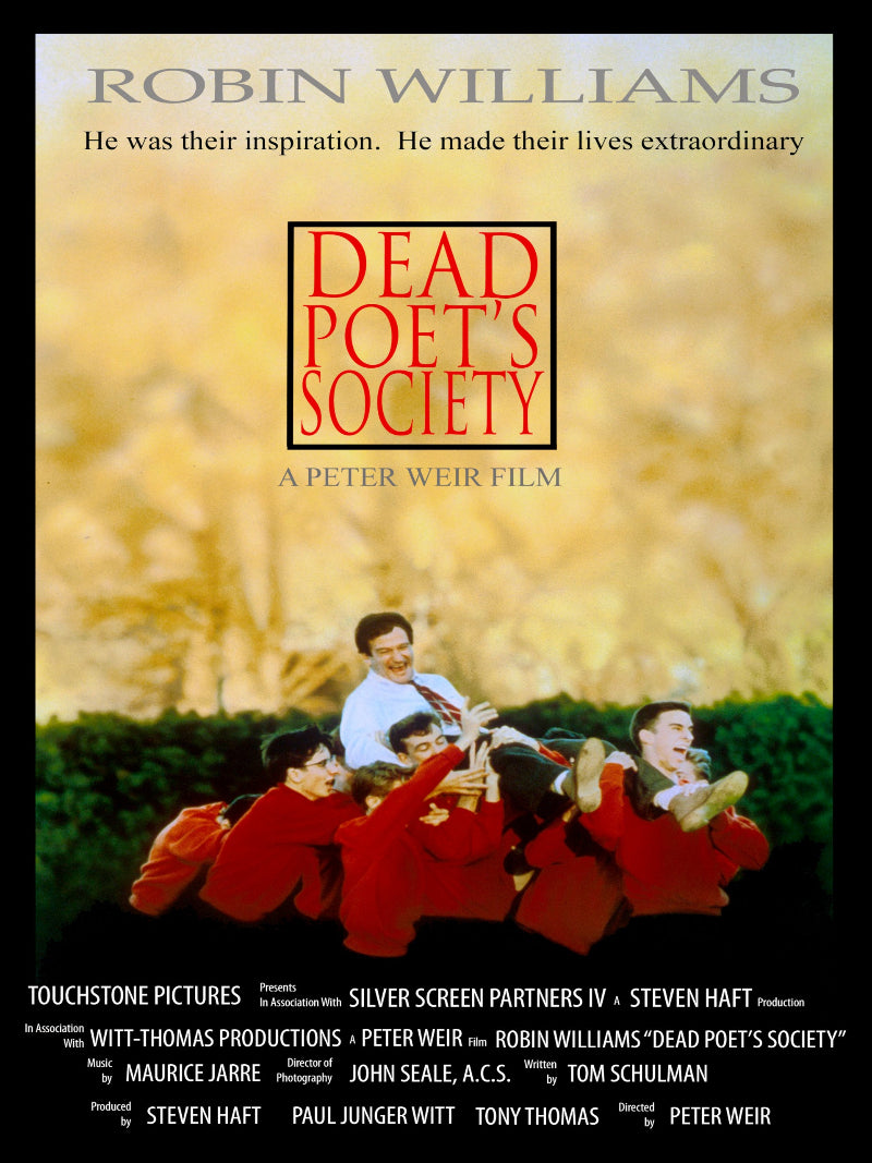 Dead Poets Society paper poster